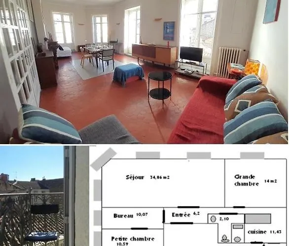 Les 7 balcons, 100m de la comédie, Central, parking, Spacieux, Lumineux, Appt XIX°