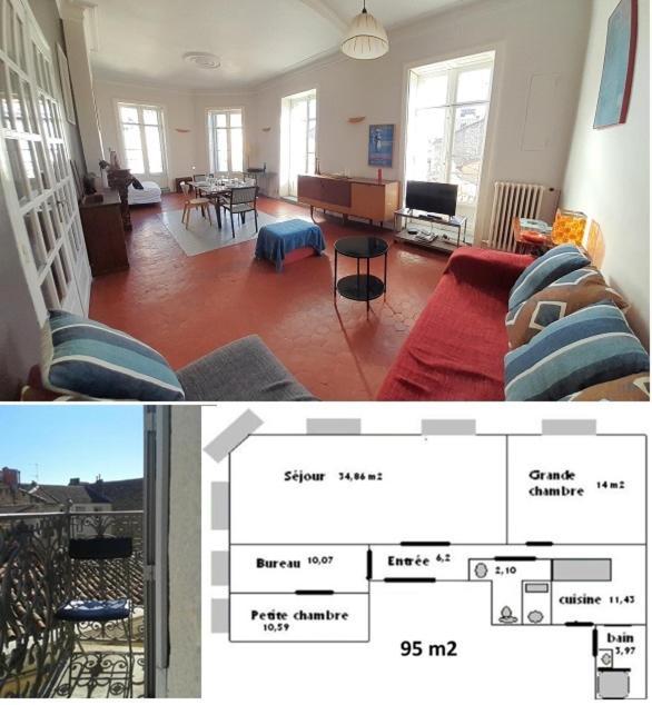Les 7 Balcons, 100m De La Comédie, Central, Parking, Spacieux, Lumineux, Appt Xix°