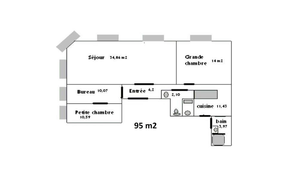 Apartamento Les 7 Balcons, 100m De La Comédie, Central, Parking, Spacieux, Lumineux, Appt Xix°